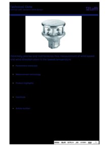 LUFFT VENTUS Depliant